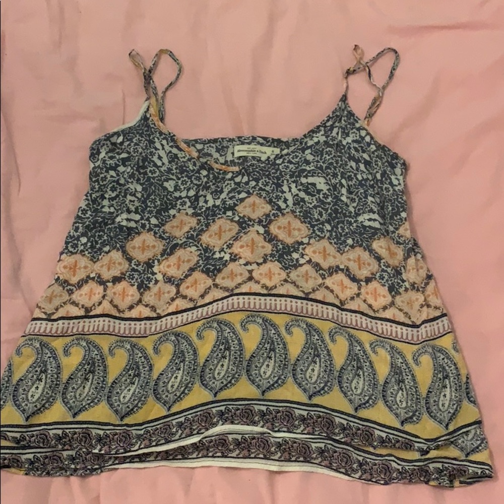 Multicolored top from Abercrombie and Fitch.